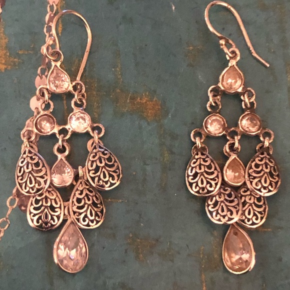 Silpada Sterling Silver Chandelier Earrings - Picture 3 of 4